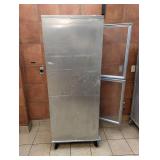 LOCKWOOD ALUMINUM SHEET PAN CABINET ON WHEELS