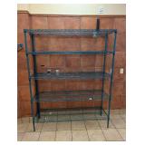 METRO COMMERCIAL 5-TIER STAINLESS STEEL SHELVING (GREEN)