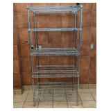 METRO COMMERCIAL 5-TIER STAINLESS STEEL SHELVING