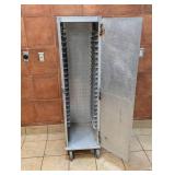 LOCKWOOD ALUMINUM SHEET PAN CABINET ON WHEELS