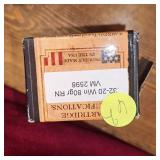 Black Hills 32-20 Full Box and Reloading Bullets, Half Full