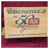 Winchester 50 Year Anniversary Wooden Dove Tail Crate