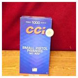 CCI Primers #500, small pistol, Qty 1000