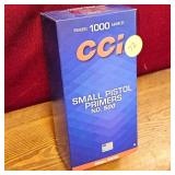 CCI Primers #500, small pistol, Qty 1000