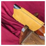 Taylors and Company Cowboy 1873 Winchester RACE Gun, .357 Magnum, Pioneer Action Job Stage 3 Octagon Barrel Rifle, Case Hardening and Leather Attributes