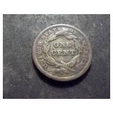 1841 Large Cent Braided Hair