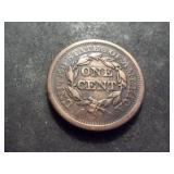1851 Large Cent Braided Hair
