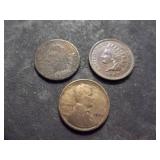 1907, 1900 Indians & 1920 Linciln Cents