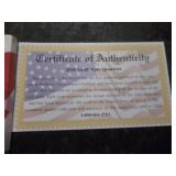 2006 Gold Addition State Quarter Collection 24K Layered Gold