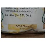 2.5 Liter Osmo Polyx-Oil for Wood Floors and Furniture - Clear Satin