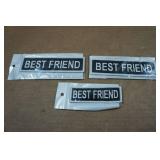 *3* Boss Dog Velcro Patches for Harness/Collars