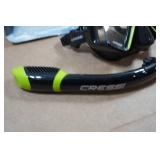 Cressi Pano 4 & Supernova Dry Snorkel Set