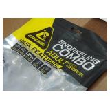 Cressi Pano 3 & Supernova Dry Snorkel Set