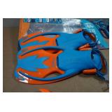 Cressi Kids Fins and Snorkel - Fins Size L/XL