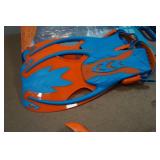 Cressi Kids Fins and Snorkel - Fins Size L/XL