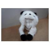 Fuzzy Panda Adult Winter Hat
