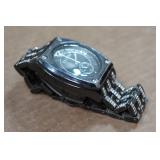 Vintage Elgin Black Bling Model VD-78 Watch