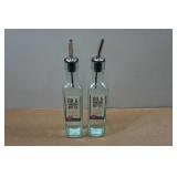 *2* Glass Oil/Vinegar Bottles - 8.5oz