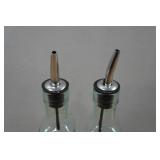 *2* Glass Oil/Vinegar Bottles - 8.5oz