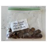 100 Lincoln Wheat Cents