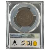 1856 Braided Hair Cent PCGS XF40 COL. Ellsworth Collection