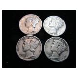 Mercury Dimes 1942 -1943