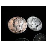 Mercury Dimes 1942 - 1943