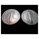 Mercury Dimes 1942-1943