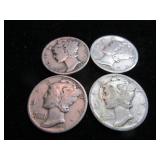 Mercury Dimes 1942-1943