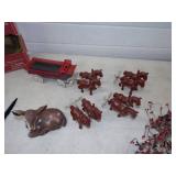 Singing Christmas Bass, Ice Cream Machine, Dog Décor, Vintage Horse and Wagon, Duck Décor