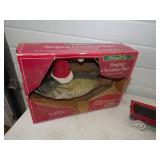 Singing Christmas Bass, Ice Cream Machine, Dog Décor, Vintage Horse and Wagon, Duck Décor