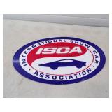 ISCA International Show Car Association Metal Sign