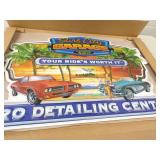 Surf City Garage Foam Core Sign  Great for Man Cave