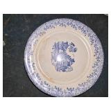 Blue Willow transferware plates