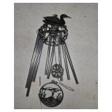 Loon windchime, made out of a heavy metal