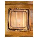 handmade wooden stand 2 pcs