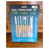 NEW 8pc wood lathe turning tools- chisel set