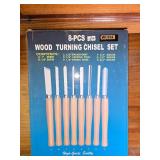 NEW 8pc wood lathe turning tools- chisel set