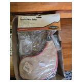 Spanish wine bottle, scope rail parts, fly fishing belt, Brunton compass, base plate map compass