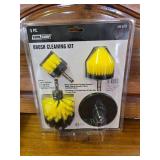 NEW 4 pc 1/4 hex tread car detail brush set
