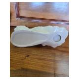 Beautiful Peacock ceramic with gold accents