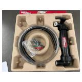 Hyper Tough Multi-Use Pump with Hose & Quick Connectors - Leak-Free, 360-Degree Swivel Cap