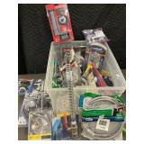 Delta Tub/Shower Trim Kit Lot - Brushed Nickel Finish with Hoses + Waterpik Head