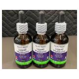Natrol Liquid Melatonin Sleep 1 mg Berry Flavor 60 mL - 3-Pack