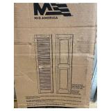 Mid America Louver 002 Black Panels - 14-1/2 x 60 - P/N M00011460002