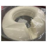 Set of 4 Silicone Snack Bowls for 30 oz Cups, Pink and White