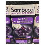 Lot of 4 Sambucol Black Elderberry Syrup Dietary Supplement 7.8 fl oz Each