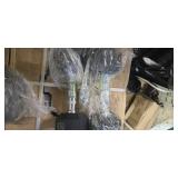 Lot of a pair of 12 LB Rubber Hex  Dumbbells ( NEW)