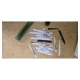 Lot of 15 Pieces of Masterforce blades (Some used and some unused)