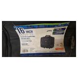 16 Inch  under-seat carry on push button Telescopic handle inline -filing System trave bag (NEW)